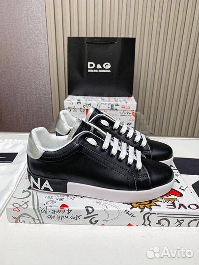 Кеды Dolce&Gabbana кожа