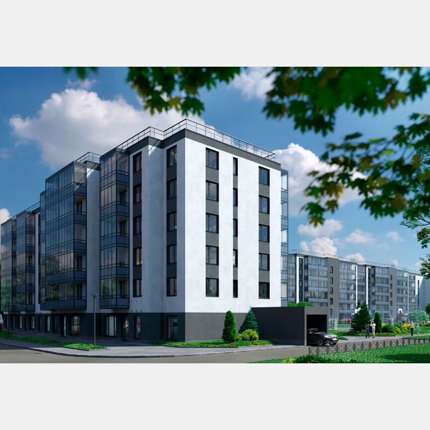 2-к. квартира, 51,4 м², 5/6 эт.