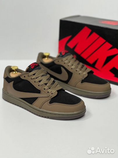 Nike Air Jordan 1 travis scott кроссовки