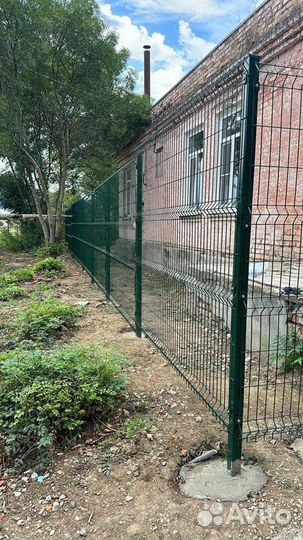 Установка 3D забора