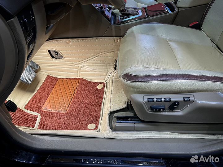 3Д коврики из экокожи Премиум 3D