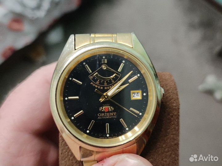 Часы Orient power reserve, механические