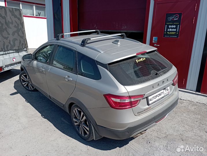 Багажник на крышу Лада Веста св Кросс turtle AIR2