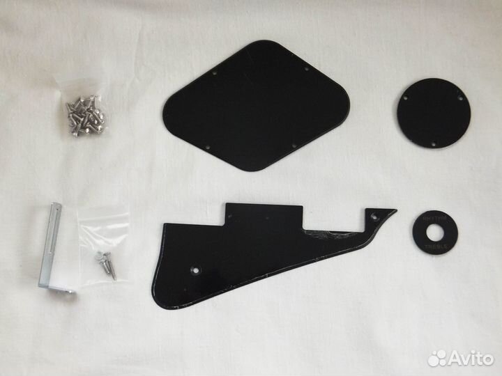 Набор пластика для гитар Les Paul чёрного цвета