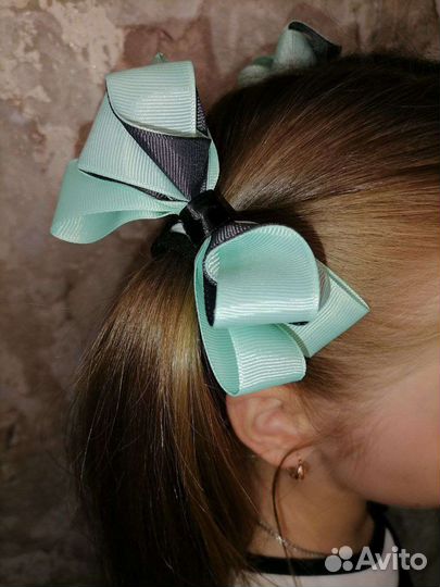 Банты на резинке ручной работы