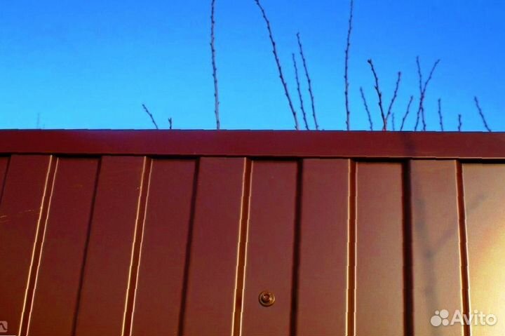 Забор из профнастила