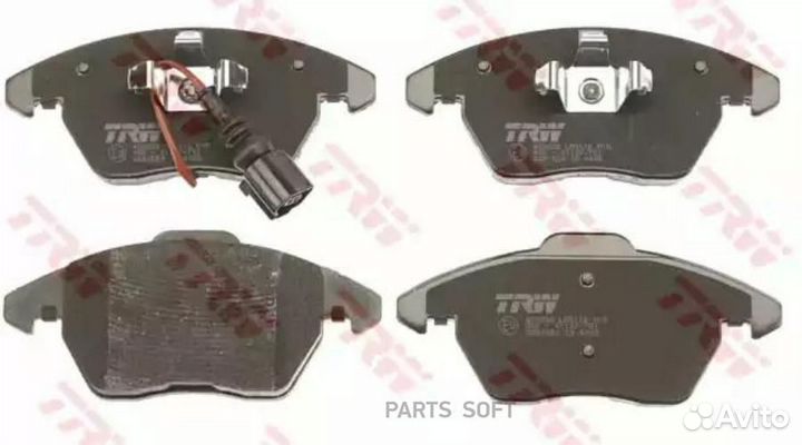 Колодки торм.пер./дат. VW touran 02/03-; golf V (1K1) 10/03- - audi A3 (8P1) 05/03-; A3 Sportback (8