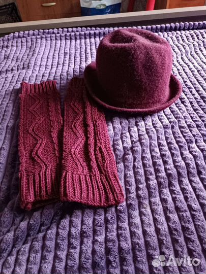 Шляпа фетровая женская