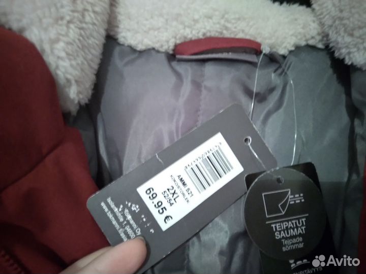 Куртка/пальто зимняя женская новая 54 - 56р, XXL