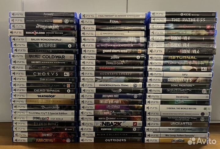 Игры для PlayStation 5 в ассортименте