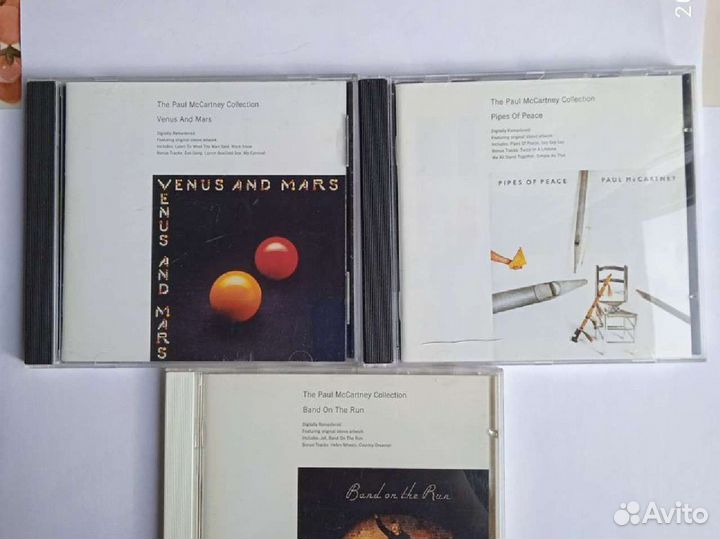 CD диски The Beatles McCartney Lennon Wings