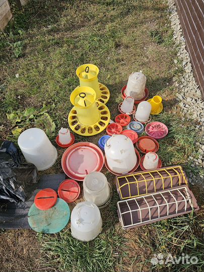 Кормушки и поилки для кур