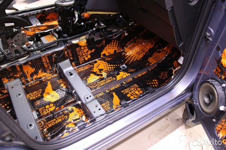 Шумоизоляция автомобиля, тяга Детейлинг