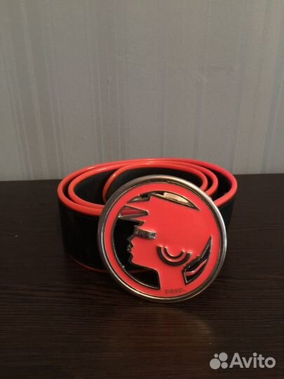 Ремень кожаный diesel р.80 см. на талию и др