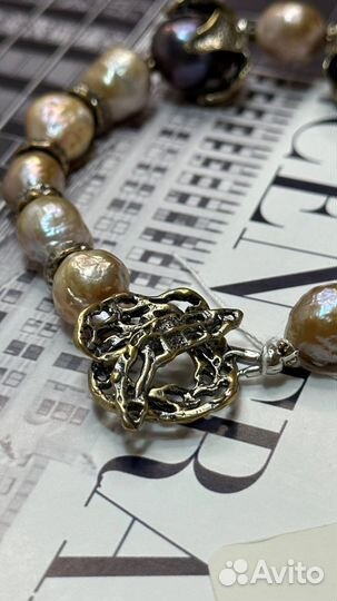 Браслет из натурального жемчуга