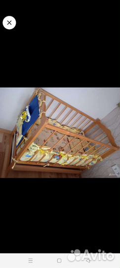 Бортики и балдахин в кроватку