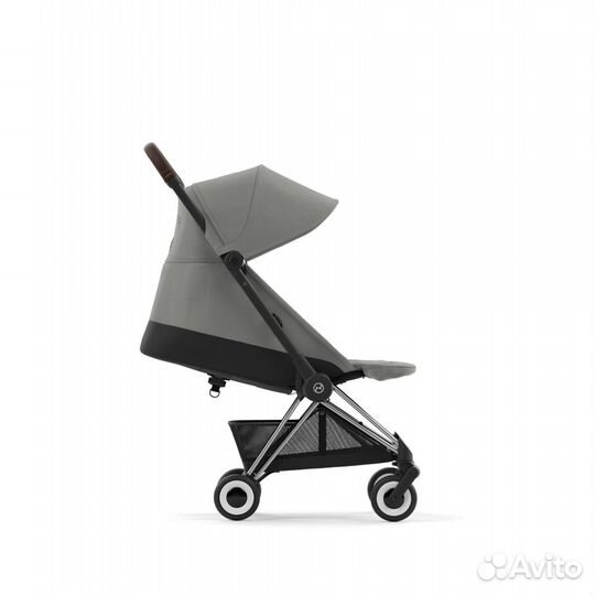 Коляска Cybex Coya Mirage Grey (шасси Chrome)