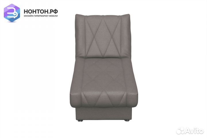 Кушетка книжка Сити-1 серый