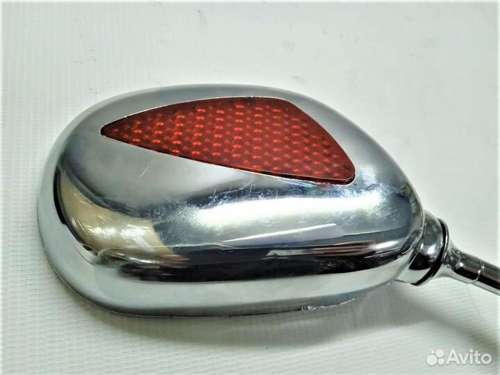 Зеркала Каплевидные хром объемные с фальшповорот