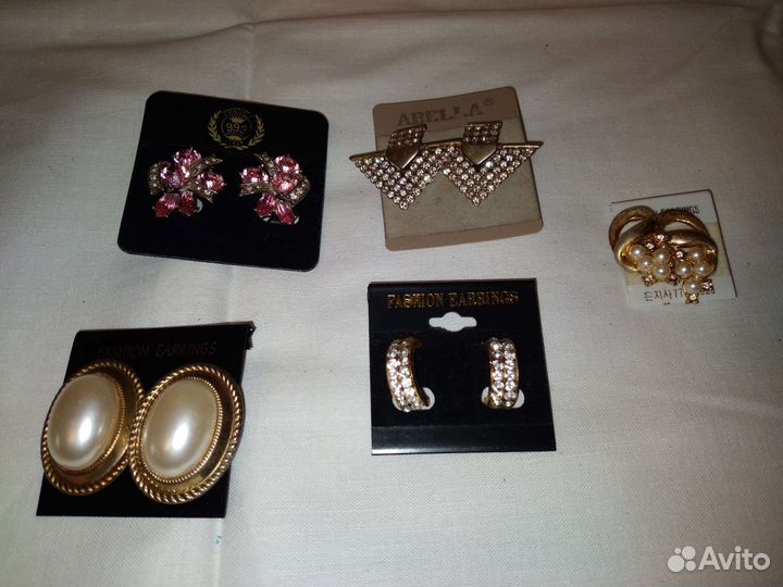 Серьги клипсы