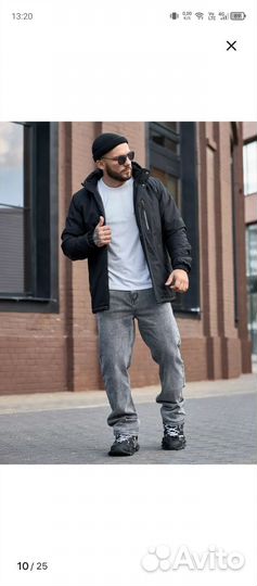 Куртка мужская демисезонная 52 54,до -15. Новая