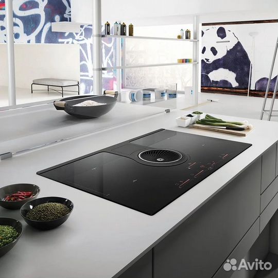 Варочная панель с вытяжкой