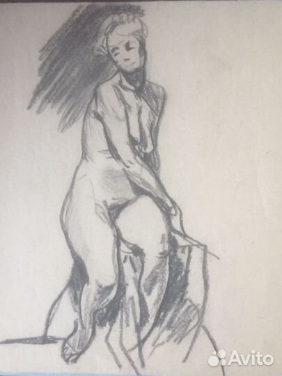 Серия академических эскизов обнаженной натуры