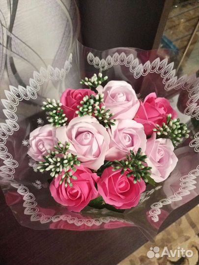 Мыльные розы букеты