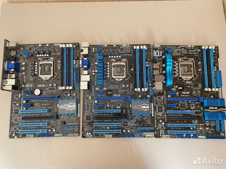 Материнские платы asus 1155 разной кондиции