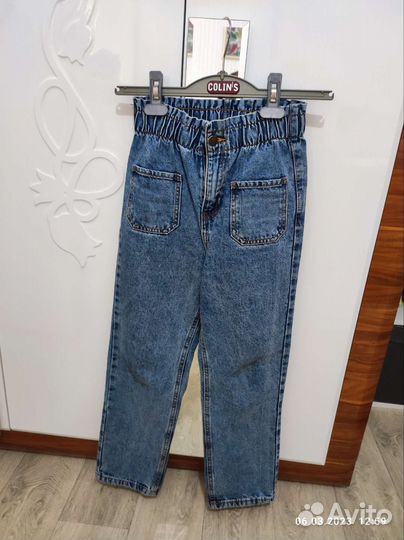 Джинсы для девочки 134