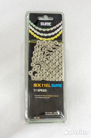 Цепь велосипедная suмс SX-11EL, 116зв., на 11ск