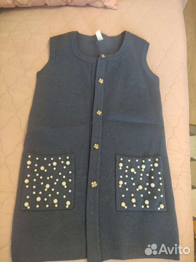 Жилетка для девочки школьная 134