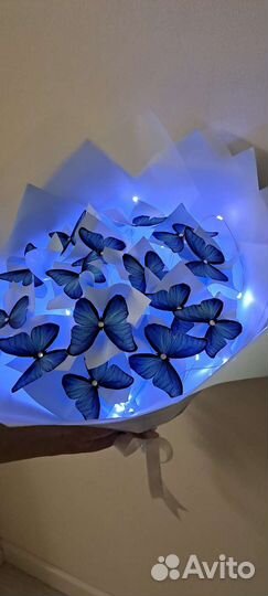 Букет светящийся из бабочек