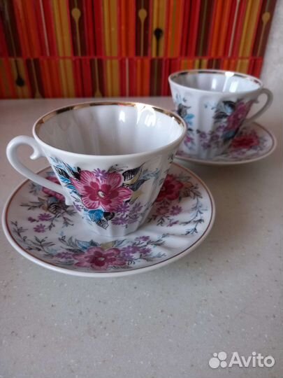 Чайная пара фарфор лфз