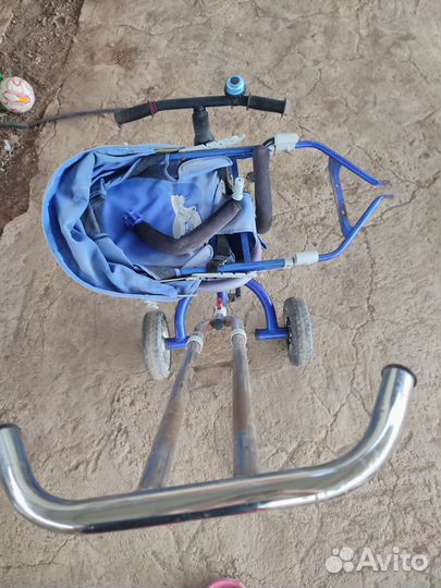 Велосипед с родительской ручкой