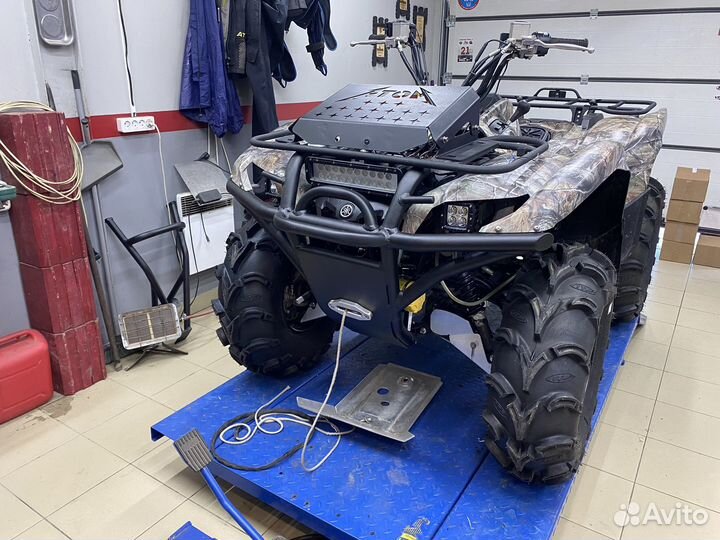 Тюнинговые алюминиевые бамперы yamaha grizzly