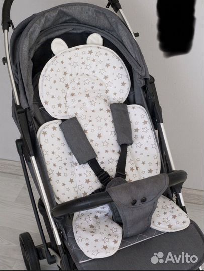 Матрасик-вкладыш для коляски или автокресла