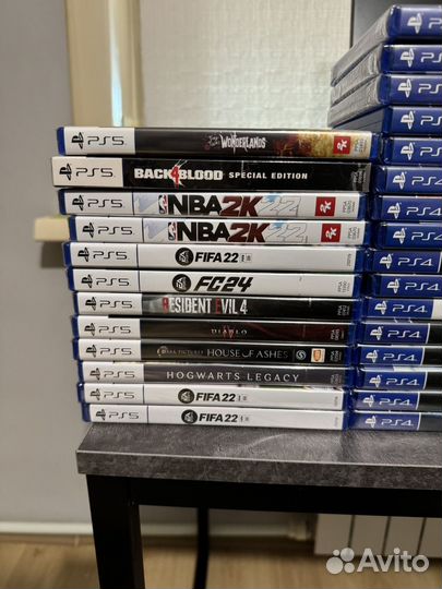 Диски ps4и ps5/Новые