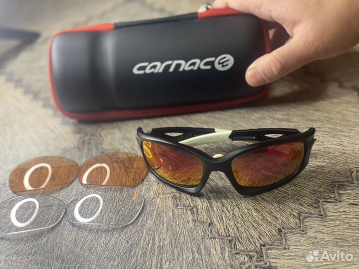 Оригинальные очки Carnac+стекла+футляр
