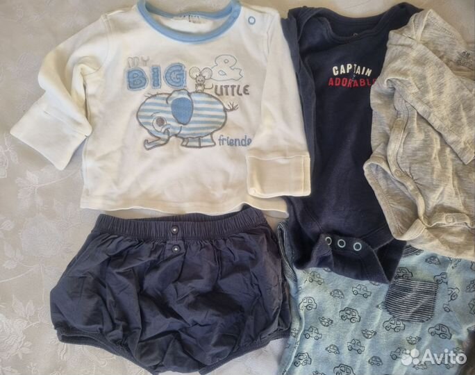 Детские вещи пакетом на мальчика 56-58