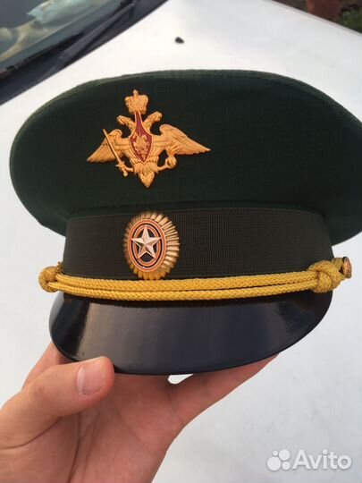 Фуражка офисная зеленая