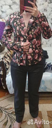 Куртка кожаная женская