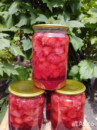 Клубничное, малиновое варенье