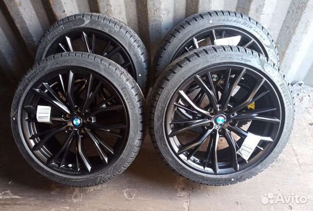 Новые зимние R19 колеса BMW 786 M 5 G30 оригинал