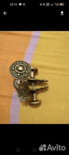 Дверные ручки старинные латунь