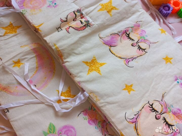 Бортики в кроватку