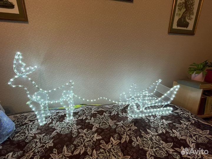 Светодиодный олень