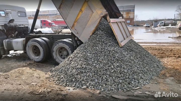 Щебень гранитный в наличии с доставкой