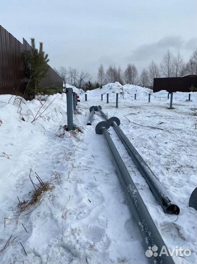 Сваи винтовые доставка монтаж