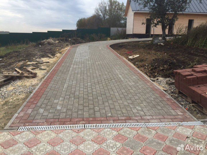 Укладка тротуарной плитки под ключ заокский